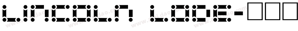 Lincoln Lode字体转换